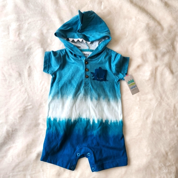NWT Carters Shark onsie - Picture 1 of 5